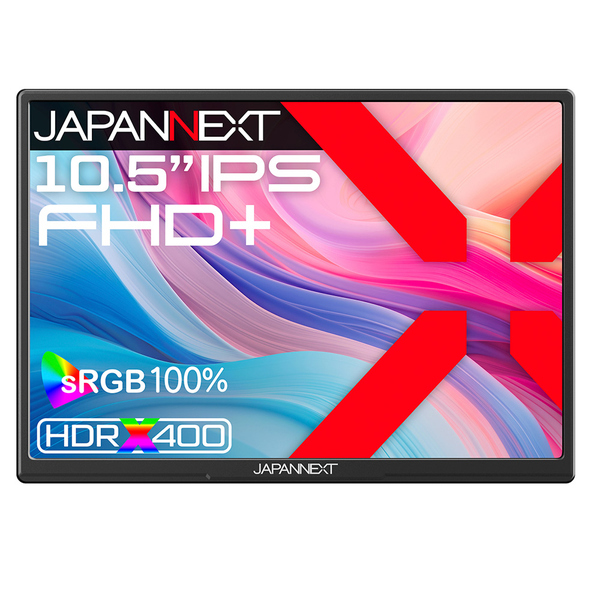 JAPANNEXT JN-MD-IPS105FP [モバイルディスプレイ 10.5型/1920×1280/ブラック]