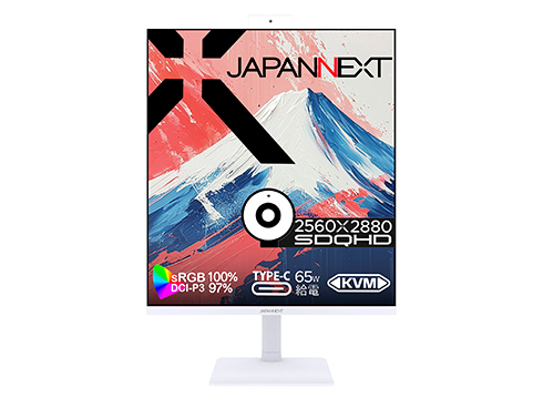 JAPANNEXT JN-IPS276SDQHD-HSPC6-CMS [液晶ディスプレイ 27.6型/2560×2880/ホワイト]
