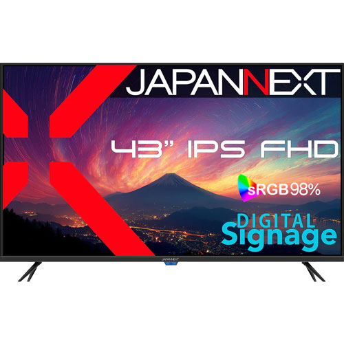 JAPANNEXT JN-IPS43FHD2-U [液晶ディスプレイ 43型/1920×1080/ブラック]