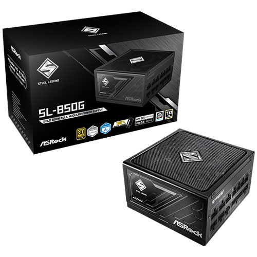 ASRock SL-850G [ATX3.1電源 80PLUS GOLD認証 Steel Legend 850W]