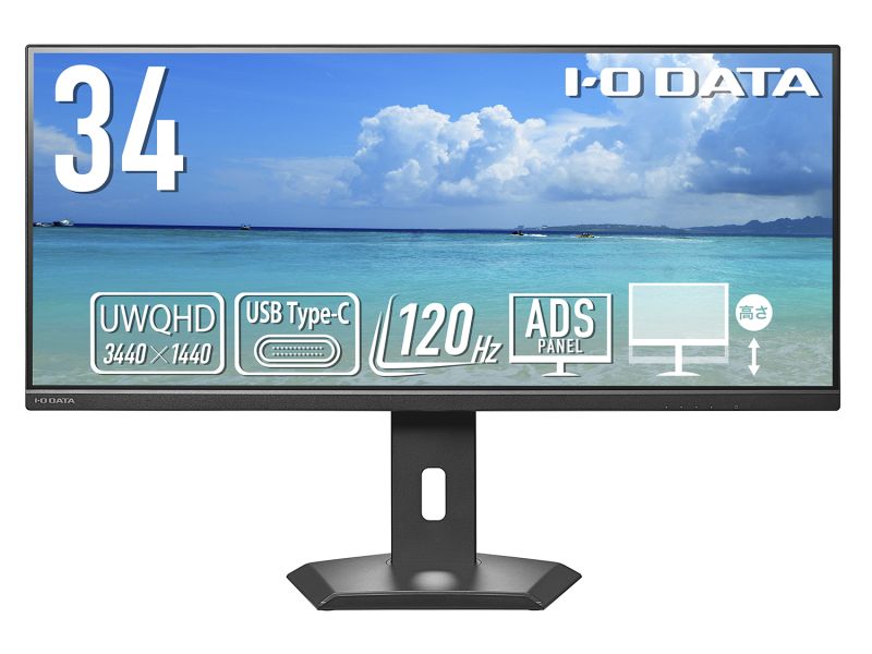 アイ・オー・データ LCD-CWQ341SDB-FX LCD-CWQ341SDB-FX [液晶ディスプレイ 34型/USB-C/UWQHD&65W給電]