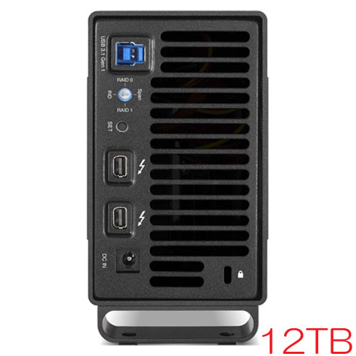 OWC OWCTB2U3MED12T [12TB (2 x 6TB) 外付HDD Mercury Elite Pro Dual USB 3.2 / Thunderbolt 2接続 3年保証]