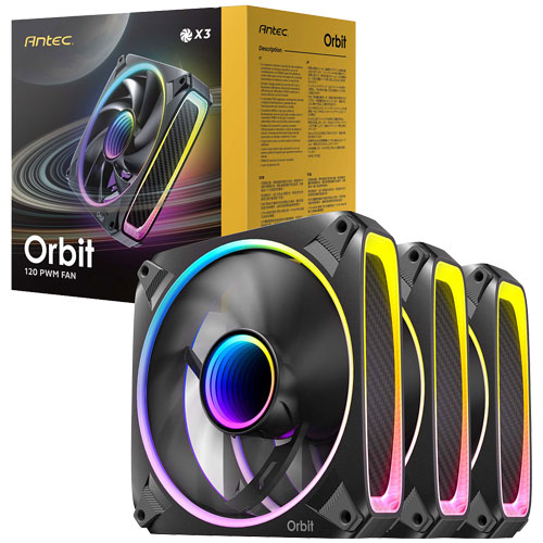 ANTEC Orbit 120 ARGB_3PK [120mmケースファン Orbit 120 ARGB 3個セット]