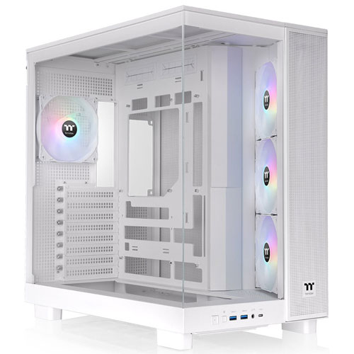 Thermaltake CA-11E-00M6WN-00 [ATX ミドルタワーケース View 380 XL TG ARGB Snow]