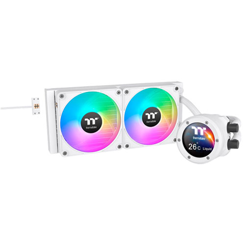 Thermaltake CL-W425-PL12SW-A [水冷一体型CPUクーラー TH240 V2 Ultra EX ARGB Sync - Snow Edition]