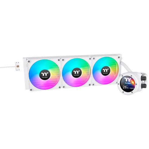 Thermaltake CL-W428-PL14SW-A [水冷一体型CPUクーラー TH420 V2 Ultra EX ARGB Sync - Snow Edition]