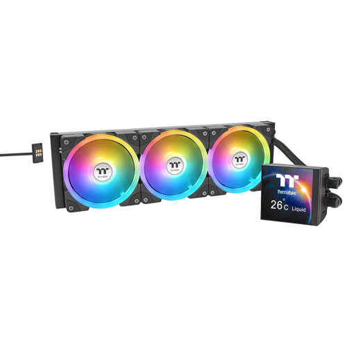 Thermaltake CL-W432-PL12SW-A [水冷一体型CPUクーラー MAGFloe 360 Ultra Black]
