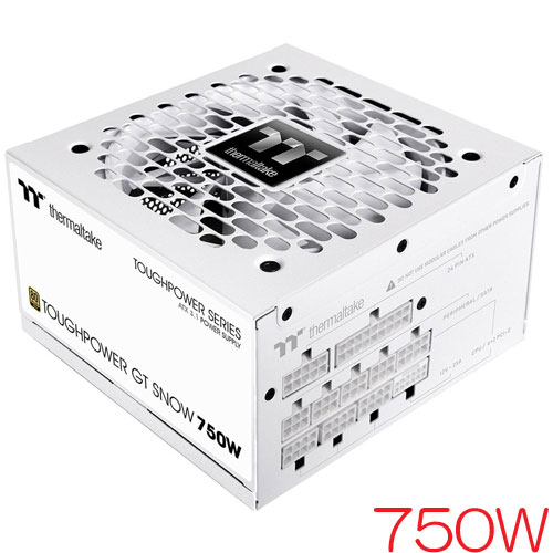 Thermaltake PS-TPT-0750FNFAGJ-W [ATX 3.1電源 80PLUS GOLD認証 TOUGHPOWER GT Snow 750W]