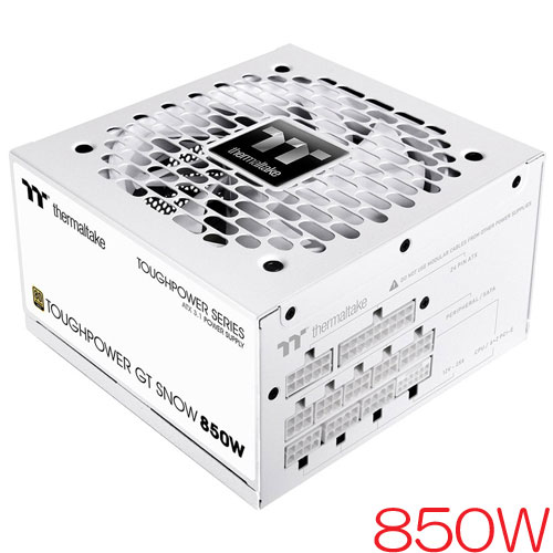 Thermaltake PS-TPT-0850FNFAGJ-W [ATX 3.1電源 80PLUS GOLD認証 TOUGHPOWER GT Snow 850W]
