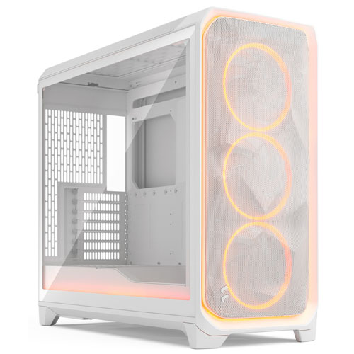 Fractal Design FD-C-MES3X-05 [ATXミドルタワーケース Meshify 3 XL Ambience Pro RGB White TG Clear Tint]