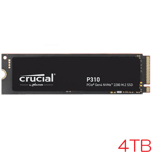 CT4000P310SSD8-JP [4TB P310 SSD M.2(2280) PCIe Gen 4.0 x4 NVMe 800TBW 国内正規代理店品]
