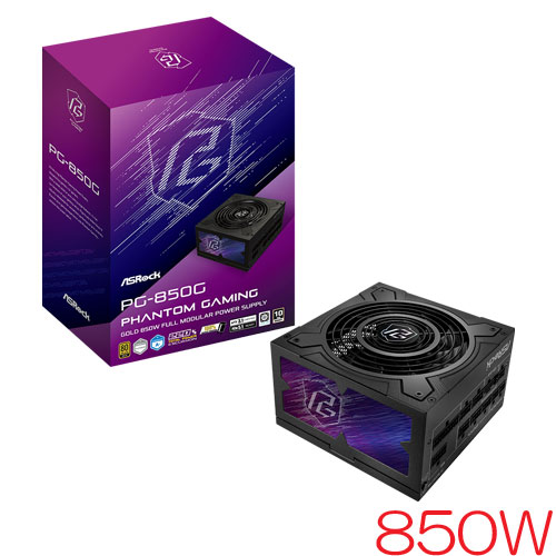 PG-850G [ATX3.1電源 80PLUS PLATINUM認証 Phantom Gaming 850W]