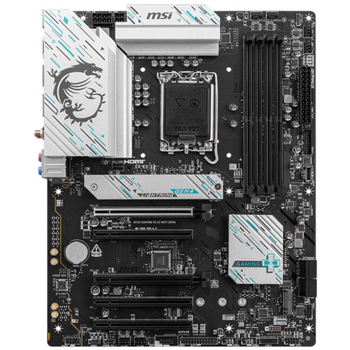 MSI Computer B760 GAMING PLUS WIFI DDR4 [マザーボードIntel B760/LGA1700/DDR4/2.5GbE/Wi-Fi 6E/ATX]