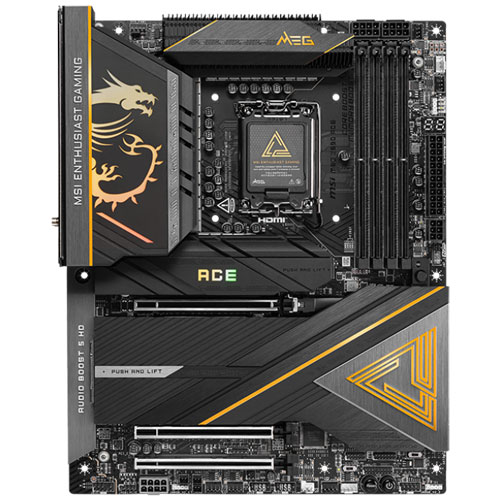 MSI Computer MEG Z890 ACE [マザーボード Intel Z890/LGA1851/DDR5/Thunderbolt 4 (USB4)/10GbE/Wi-Fi 7/ATX]