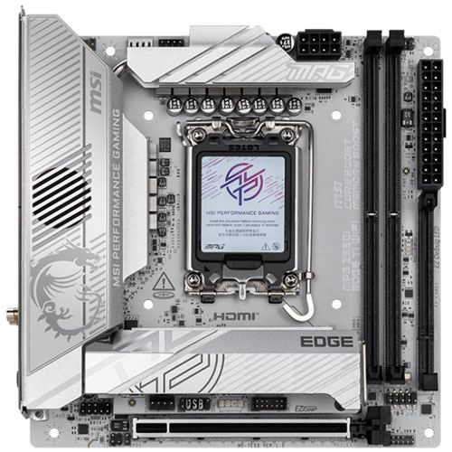 MSI Computer MPG Z890I EDGE TI WIFI [Intel Z890/LGA1851/DDR5/Thunderbolt 4 (USB4)/5GbE/Wi-Fi 7/Mini-ITX]