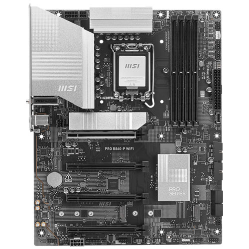 MSI Computer PRO B860-P WIFI [マザーボードIntel B860/LGA1851/DDR5/Thunderbolt 4 (USB4)/5GbE/Wi-Fi 7/ATX]