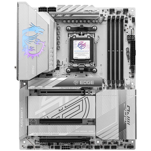 MSI Computer MPG X870E EDGE TI WIFI [マザーボード AMD X870E/Socket AM5/DDR5/USB4/5GbE/Wi-Fi 7/ATX]