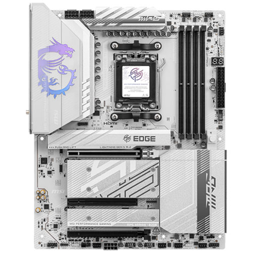 MSI Computer MPG B850 EDGE TI WIFI [マザーボード AMD B850/Socket AM5/DDR5/5GbE/Wi-Fi 7/ATX]