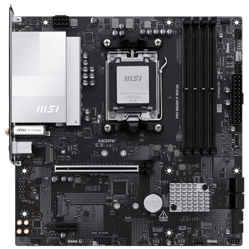 MSI Computer PRO B840M-P WIFI6E [マザーボード AMD B840/Socket AM5/DDR5/2.5GbE/Wi-Fi 6E/mATX]