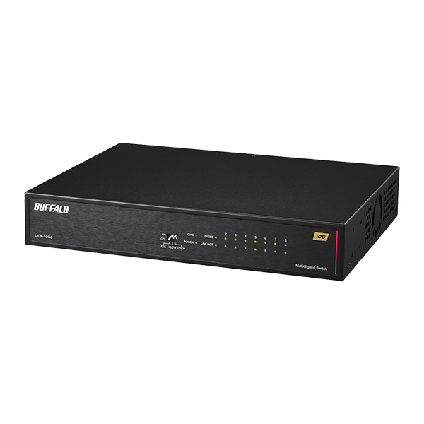 バッファロー LXW-10G8 [10GbE 8ポート スイッチングHub]