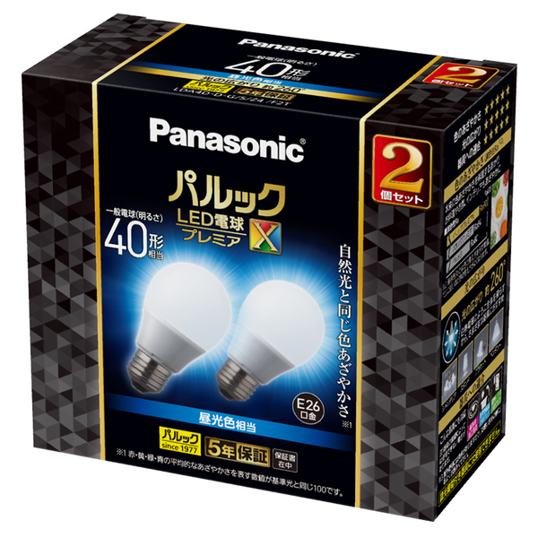 パナソニック LDA4DDGSZ4F2T [LED電球 プレミアX 40W2P (昼光色相当)]