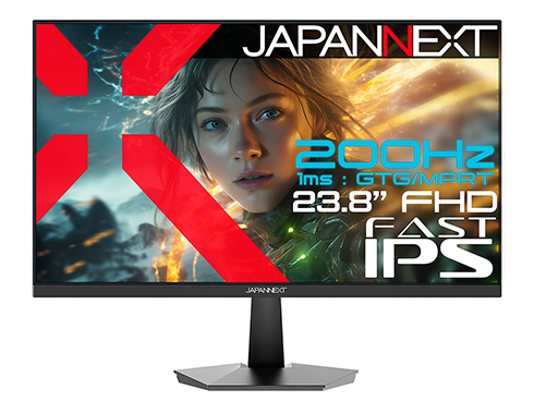 JAPANNEXT JN-IPS238G200F2 [ゲーミングディスプレイ 23.8型/1920×1080/ブラック]