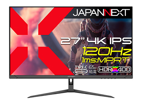 JAPANNEXT JN-IPS27G120U-C6 [ゲーミングディスプレイ 27型/3840×2160/ブラック]