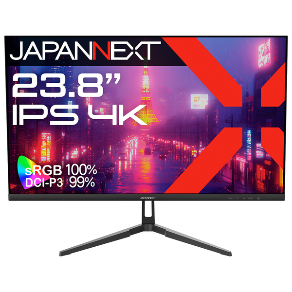 JAPANNEXT JN-IPS238U [液晶ディスプレイ 23.8型/3840×2160/ブラック]