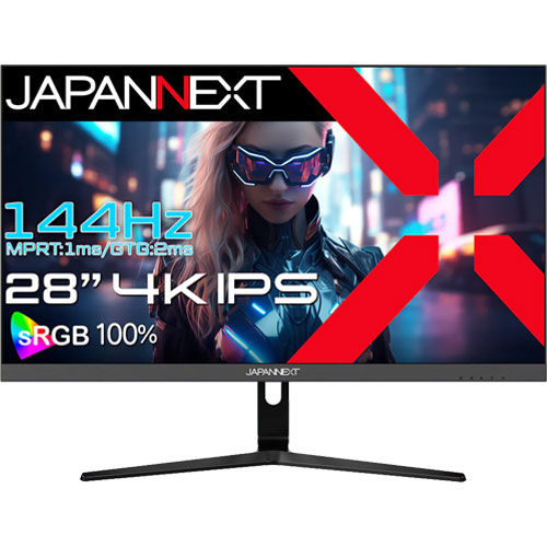 JAPANNEXT JN-IPS28G144U [ゲーミングディスプレイ 28型/3840×2160/ブラック]