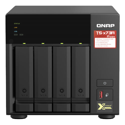 QNAP QNAP NAS [TS-473A 単体 メモリー 8GB]