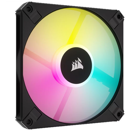 コルセア CO-9050162-WW [iCUE AF120 RGB SLIM 120mm PWM Fluid Dynamic Bearing Fan - Black Single Pack]