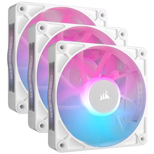 コルセア CO-9051022-WW [iCUE LINK RX120 RGB 120mm PWM Fan Triple Starter Kit - White]