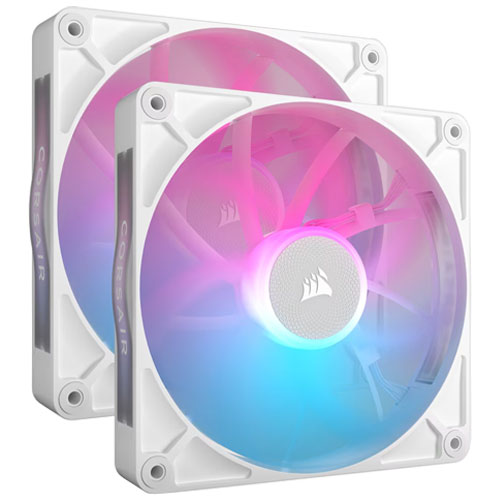 コルセア CO-9051024-WW [iCUE LINK RX140 RGB 140mm PWM Fan Twin Starter Kit - White]