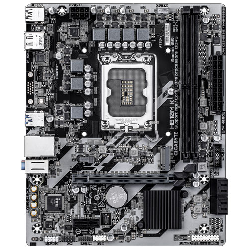 ギガバイト H810M K [マザーボード Intel H810/LGA1851/DDR5/GbE/Micro ATX]