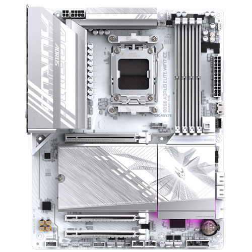 ギガバイト B850 AORUS ELITE WIFI7 ICE [マザーボード AMD B850/Socket AM5/DDR5/2.5GbE/Wi-Fi 7/ATX]