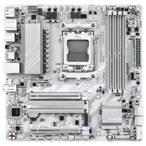 ギガバイト B850M DS3H ICE [マザーボード AMD B850/Socket AM5/DDR5/2.5GbE/Micro ATX]