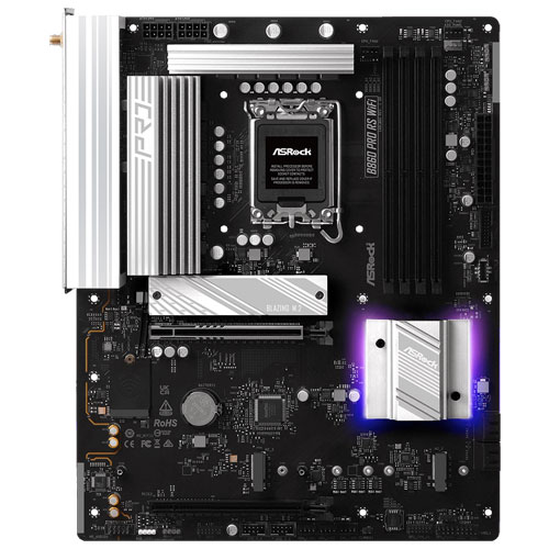 ASRock B860 Pro RS WiFi [マザーボード Intel B860/LGA1851/DDR5/2.5GbE/Wi-Fi 6E/ATX]