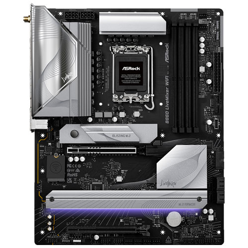 ASRock B860 LiveMixer WiFi [マザーボード Intel B860/LGA1851/DDR5/Thunderbolt 4/2.5GbE/Wi-Fi 6E/ATX]