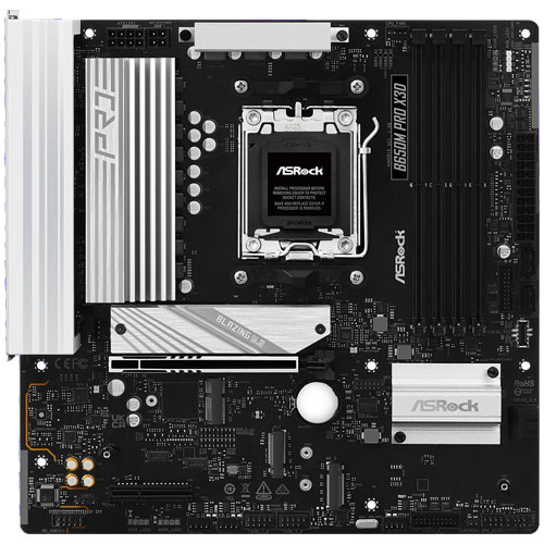 ASRock B650M Pro X3D [マザーボード AMD B650/Socket AM5/DDR5/2.5GbE/Micro ATX]