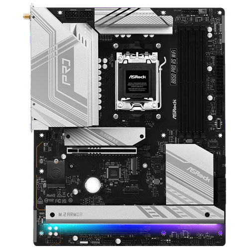 ASRock B850 Pro RS WiFi [マザーボード AMD B850/Socket AM5/DDR5/2.5GbE/Wi-Fi 6E/ATX]