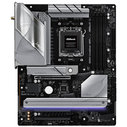 ASRock B850 LiveMixer WiFi [マザーボード AMD B850/Socket AM5/DDR5/2.5GbE/Wi-Fi 7/ATX]