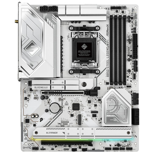 ASRock B850 Steel Legend WiFi [マザーボード AMD B850/Socket AM5/DDR5/2.5GbE/Wi-Fi 7/ATX]