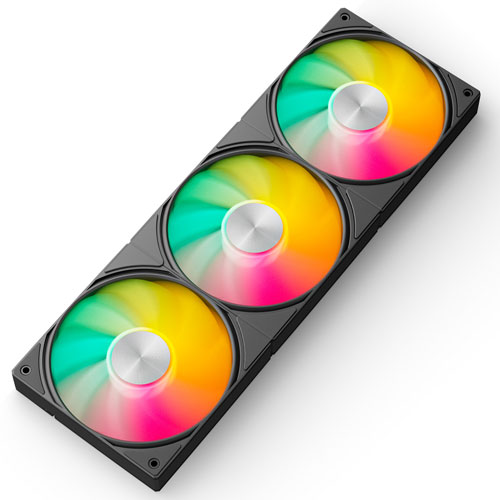 upHere U3KC3 [120mm x 3連ケースファン U3 All-in-One ARGB ブラック]