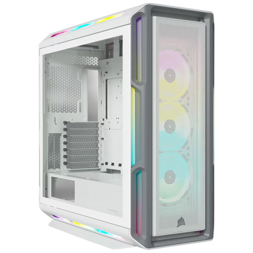 コルセア CC-9011231-WW [E-ATX ミドルタワーケース iCUE 5000T RGB - White LL120 RGBファン付属]