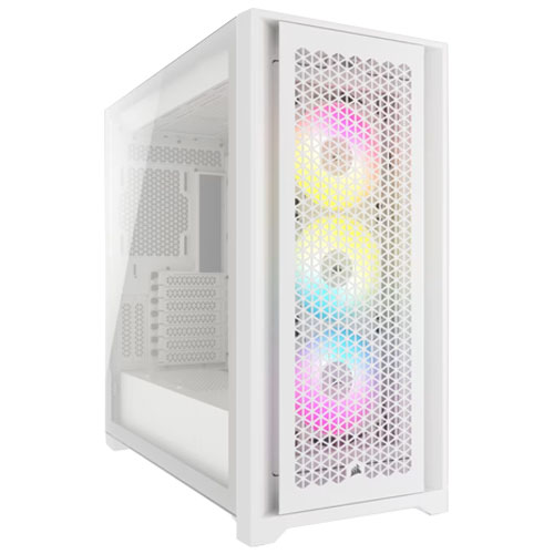 コルセア CC-9011243-WW [E-ATX ミドルタワーケース iCUE 5000D RGB AIRFLOW - True White 3×AF120 RGB ELITE付属]