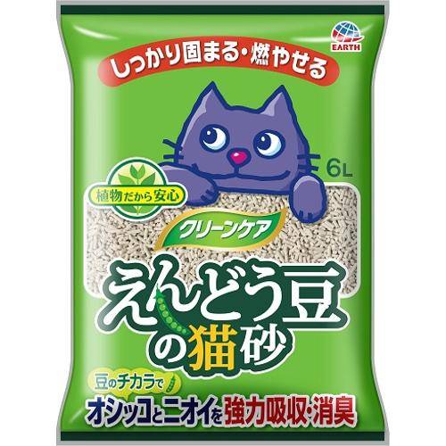 アース・ペット 3454730 [クリーンケア えんどう豆の猫砂 6L]