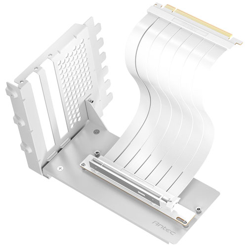 ANTEC PCIE 5.0 Riser Cable Vertical Bracket Kit White