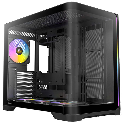 ANTEC ATX ミドルタワーケース C5 Curve ARGB ピラーレス式 4×ARGBファン搭載 ブラック