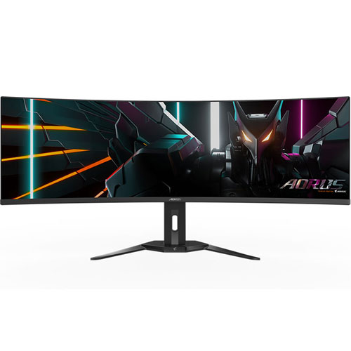 ギガバイト AORUS CO49DQ [49型 曲面 Dual QHD、ノングレア QD-OLED 144Hz、HDR True Black 400、ClearMR 8000]