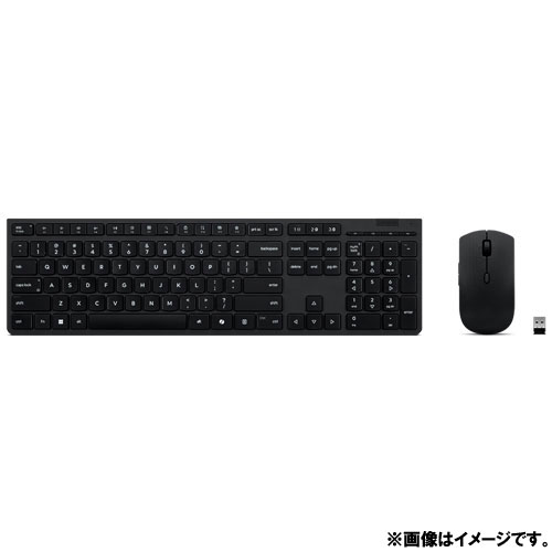 レノボ・ジャパン 4X31R64316 [Lenovo ワイヤレス充電式キーボード&マウス 英語]